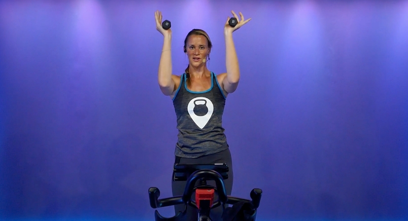 30 Min Adv Ride w/ Dumbbells #142