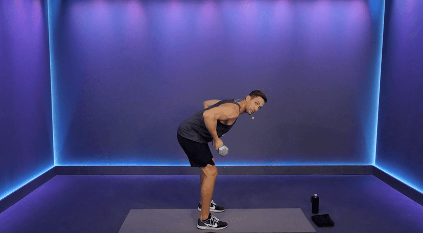 45 Min Elliptical Dumbbell Tabata #41