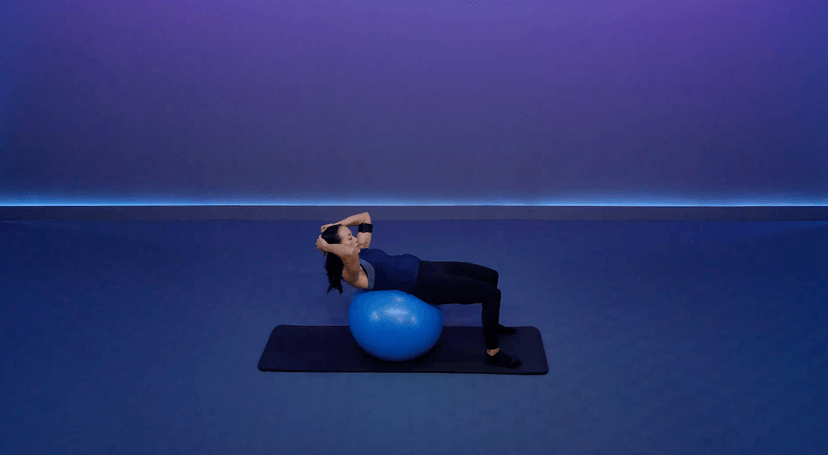 15 Min Core with an Exercise Ball #23