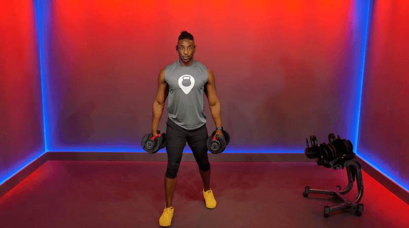 15 Min Lower Body Adjustable Dumbbells #64