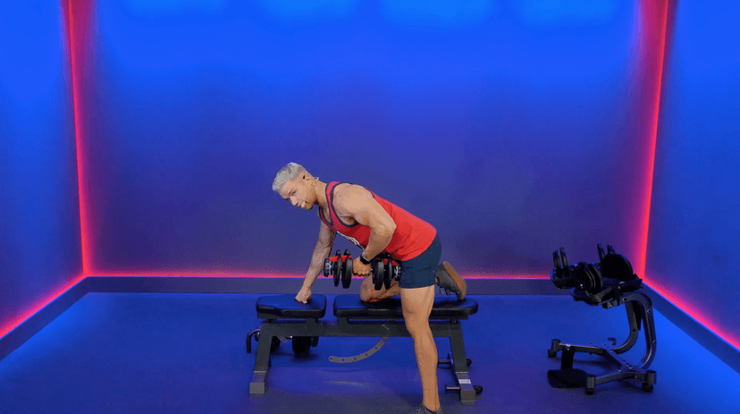 20 Min Upper Body Adjust Dumbbells w/ bench #68