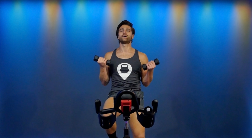 30 Min Adv Ride w/ Dumbbells #208