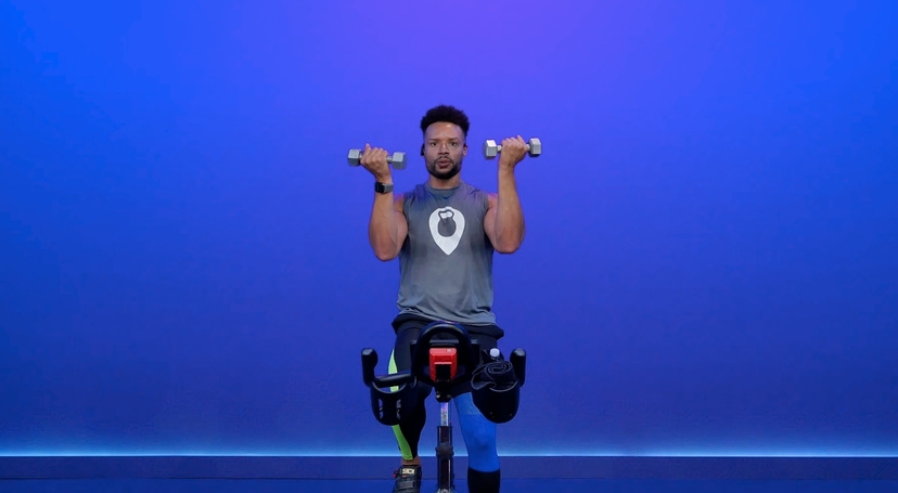 45 Min Intense Ride w/ Dumbbells #268