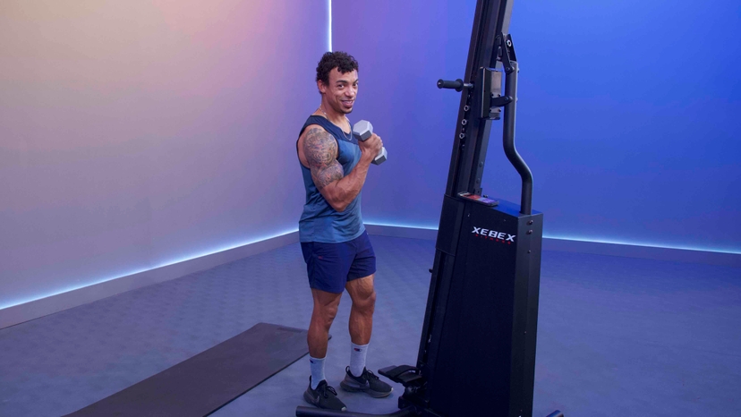 45 Min Adv Climbing & Dumbbell Bootcamp #7