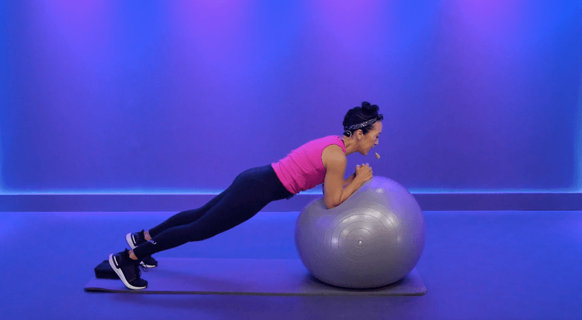 10 Min Exercise Ball Core Workout #10