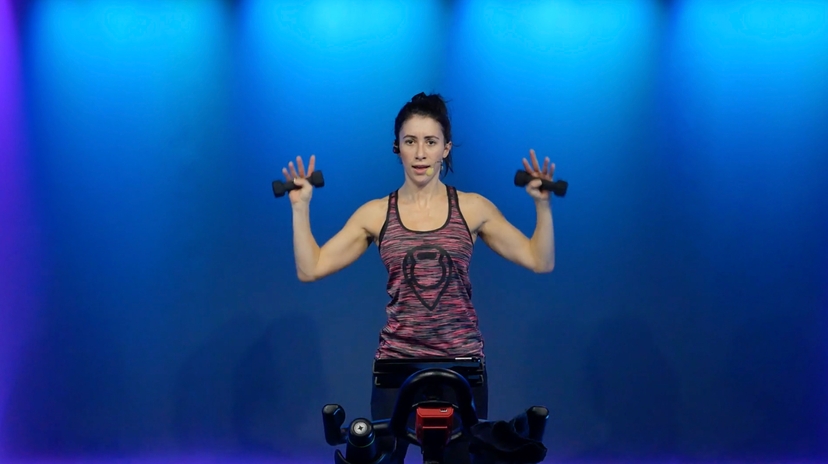 60 Min Adv Rhythm Ride w/ Dumbbells #122
