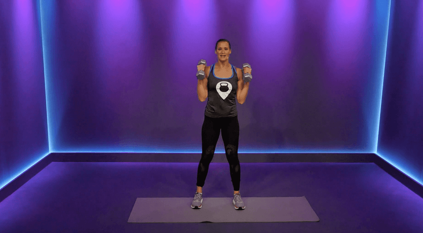30 Min Elliptical Dumbbell Bootcamp #42