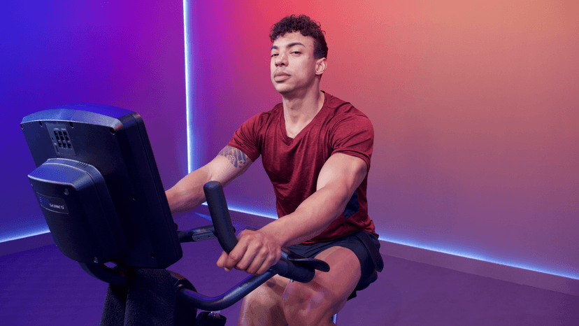 20 Min Beg Rhythm Upright Bike Ride #12